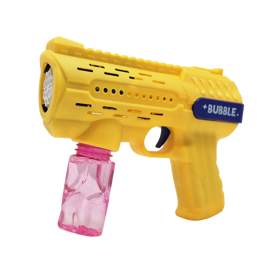 Мильні бульбашки Пістолет Bambi QW026(Yellow) 17 см зі світлом