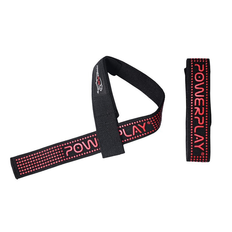 Лямки для тяги 7064 PowerPlay PP_7064_Black/Red, Чорно-Червоні