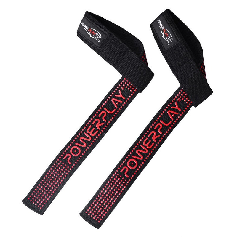Лямки для тяги 7064 PowerPlay PP_7064_Black/Red, Чорно-Червоні