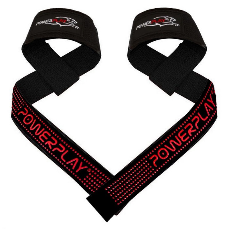 Лямки для тяги 7064 PowerPlay PP_7064_Black/Red, Чорно-Червоні