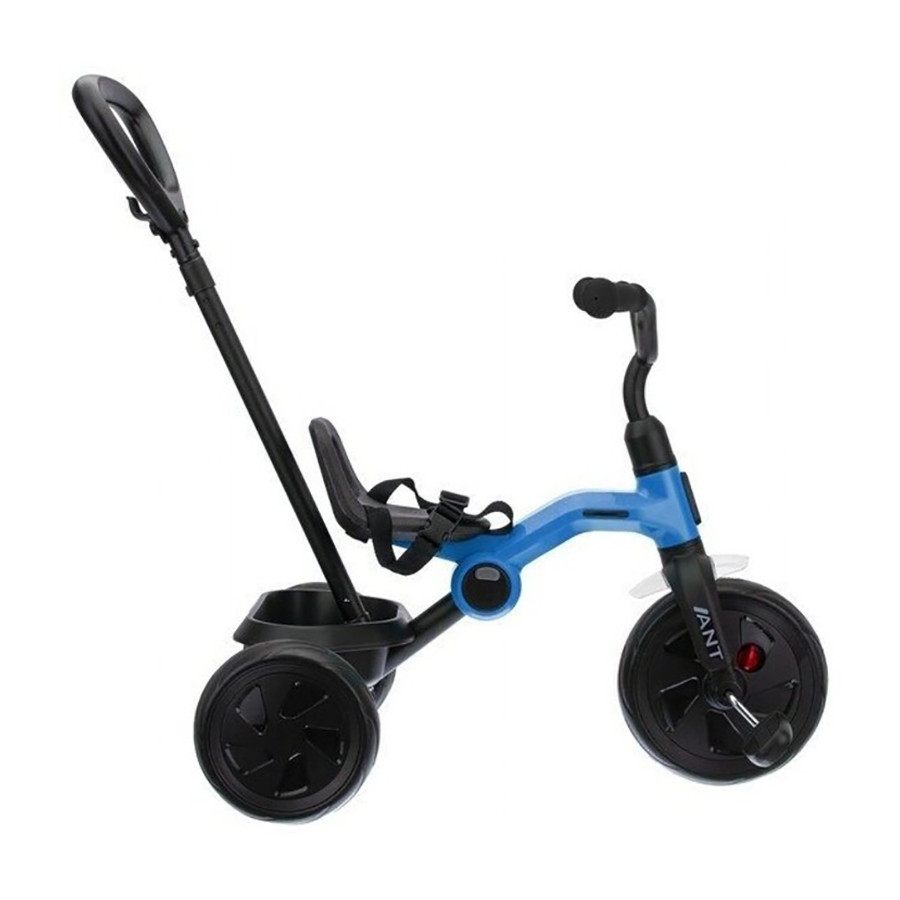 Велосипед триколісний дитячий Qplay T190-2Ant+Blue з батьківською ручкою