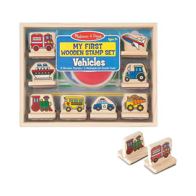 Набір для творчості дерев'янні штампи