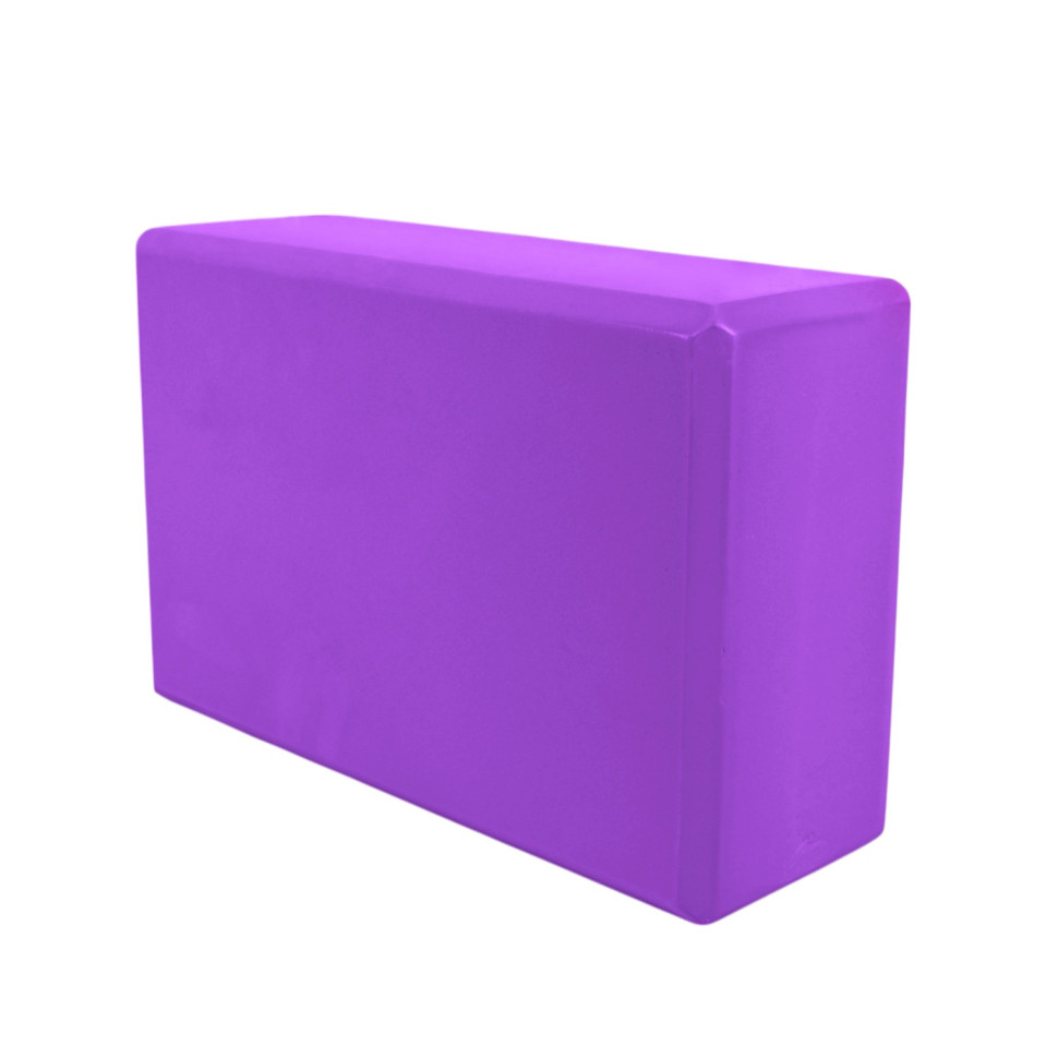 Блок для йоги Bambi FT0861(Violet) EVA 23 х 15 х 7 см