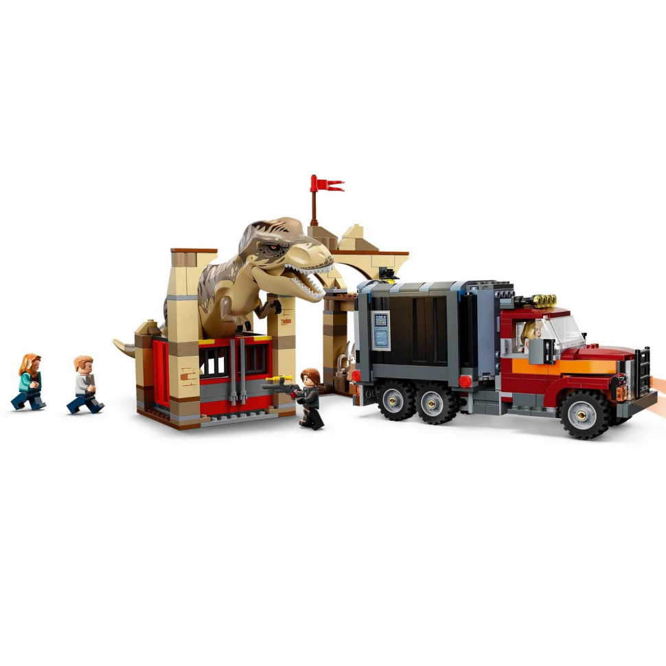 Конструктор LEGO Jurassic World Втеча атроцираптора та тиранозавра 76948