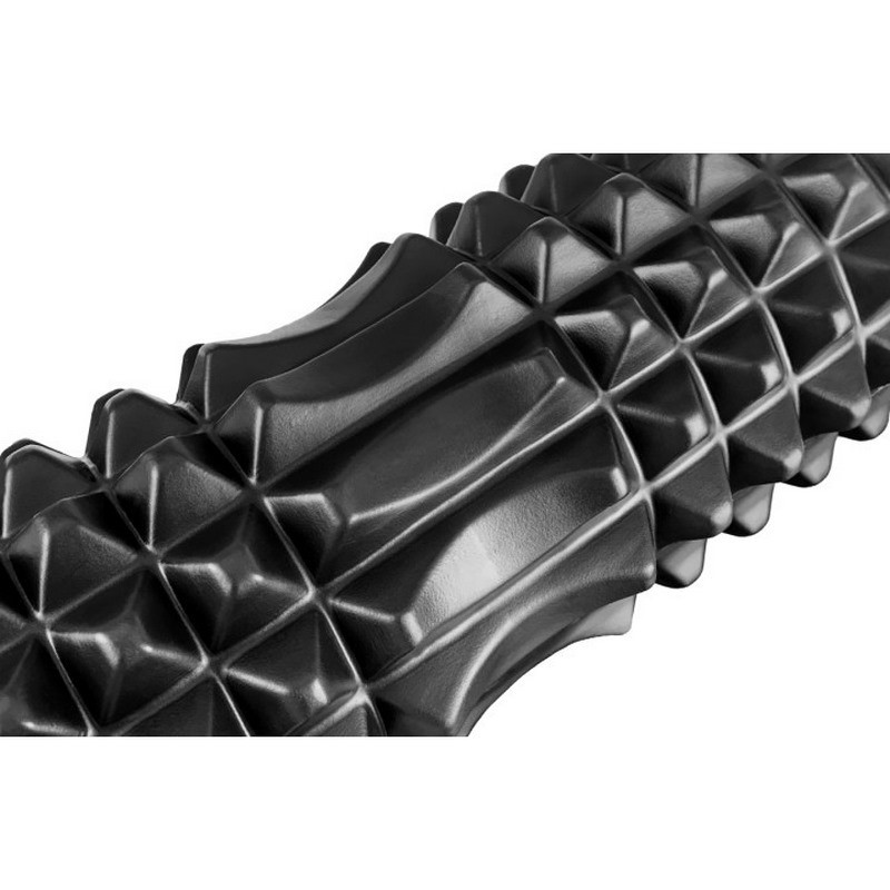 Масажний ролик Solid Grid Roller v.2.2 s EasyFit EF-2053-BK 45 см, чорний
