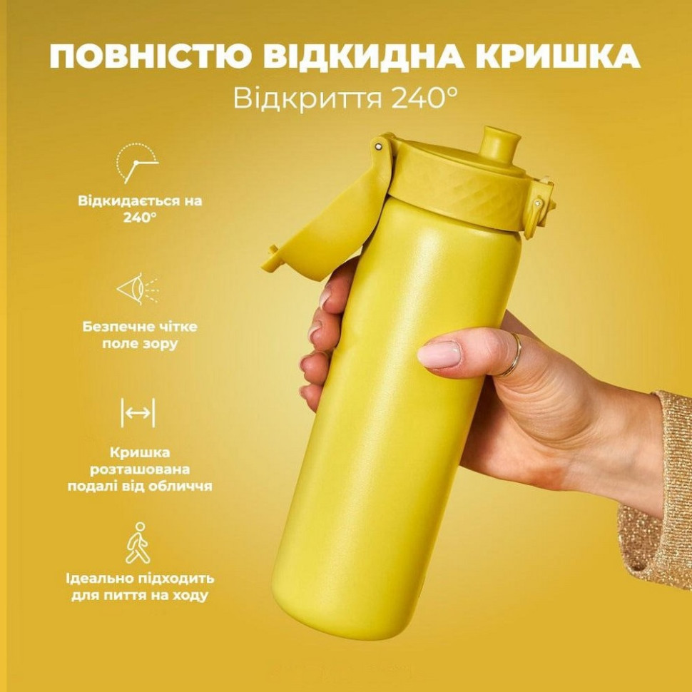 Бутылка для воды вакуумная Vacuum Insulated ION8 I8TS500YEL 500 мл, Yellow