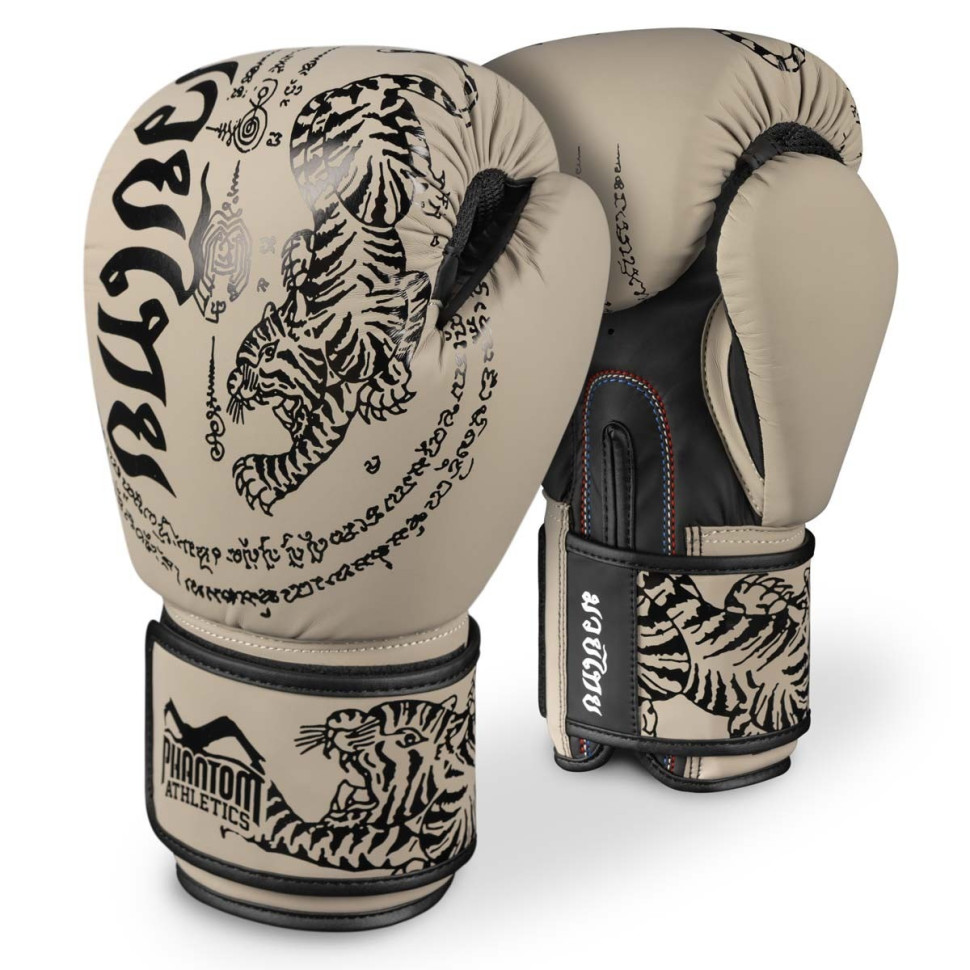 Боксерські рукавиці Muay Thai Phantom PHBG2613-14 Sand 14 унцій (Бинти в подарунок)