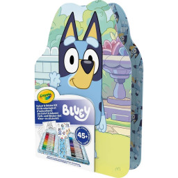 Переносной набор для рисования "Bluey" Crayola 04-0784 с фломастерами