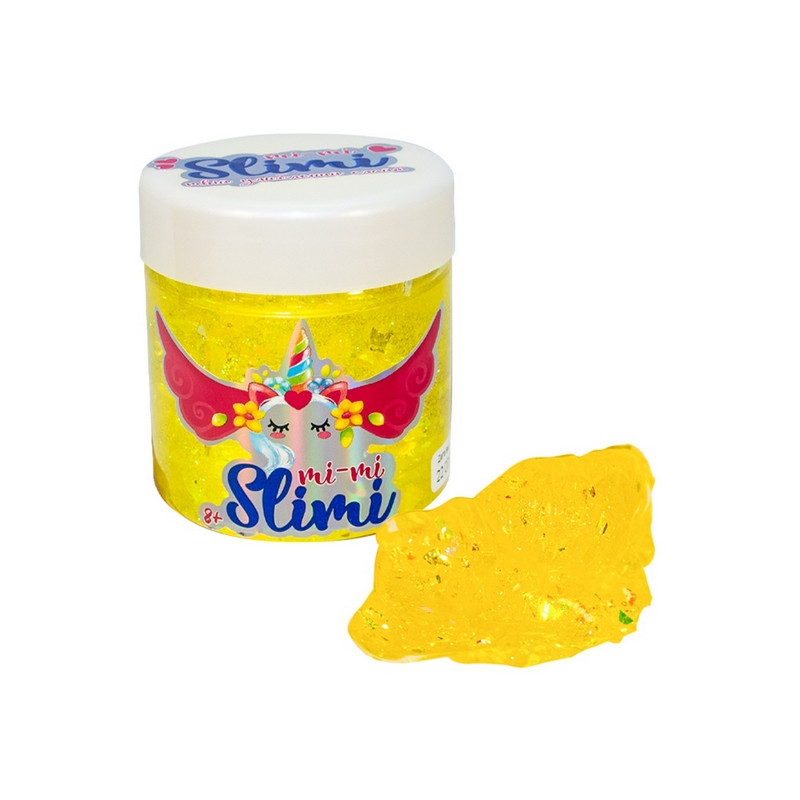 Детский слайм Mi-mi Slimi Strateg 71817(Yellow) с фольгой 150 г
