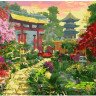 Картина за номерами. Brushme "Ворота в японський сад" GX25188 