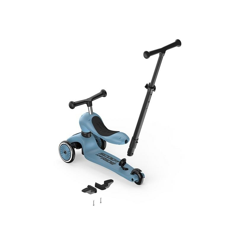 Дитячий триколісний самокат Highwaykick-1 Push and Go Scoot and Ride SR-240527-STEEL