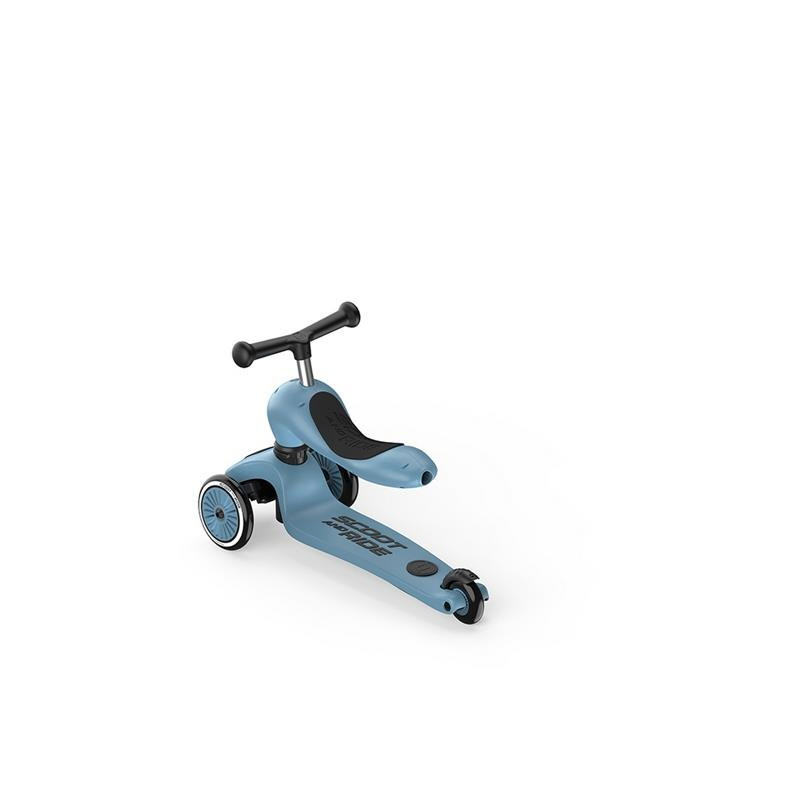 Дитячий триколісний самокат Highwaykick-1 Push and Go Scoot and Ride SR-240527-STEEL