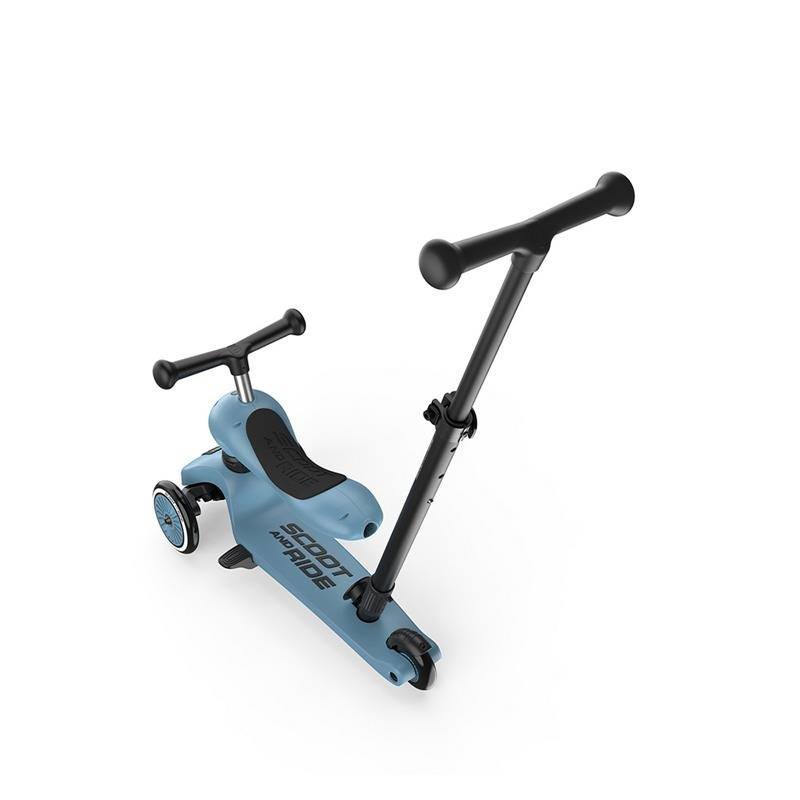 Дитячий триколісний самокат Highwaykick-1 Push and Go Scoot and Ride SR-240527-STEEL