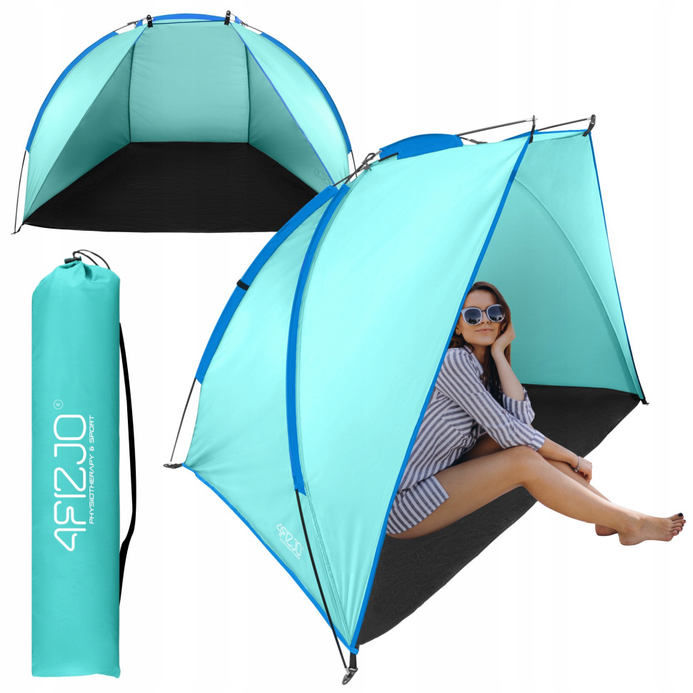 Палатка пляжная 4FIZJO P-5905973405188 Sky Blue 200 x 115 см 