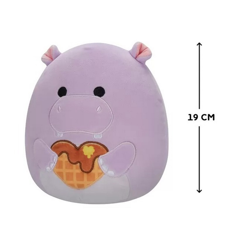 Мягкая игрушка БЕГЕМОТ ХАННА Squishmallows SQCR05409, 19 см