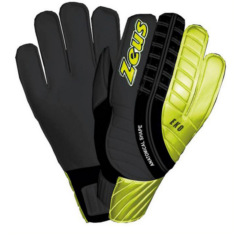 Рукавички воротарські GUANTO EKO Zeus Z01455-10 чорний, сірий, золотий