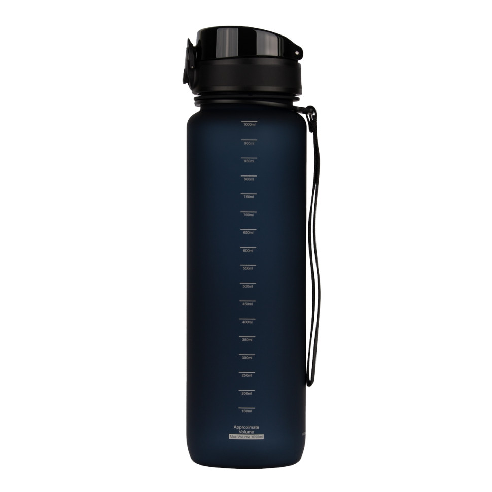 Бутылка для воды UZSPACE 3038(Dark-Blue) 1000 мл, темно-синяя