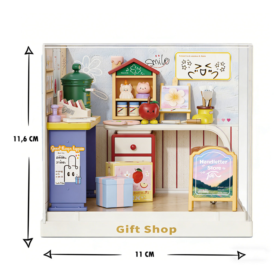 Конструктор-румбокс Крамниця подарунків Mini House 8037-MH серії 