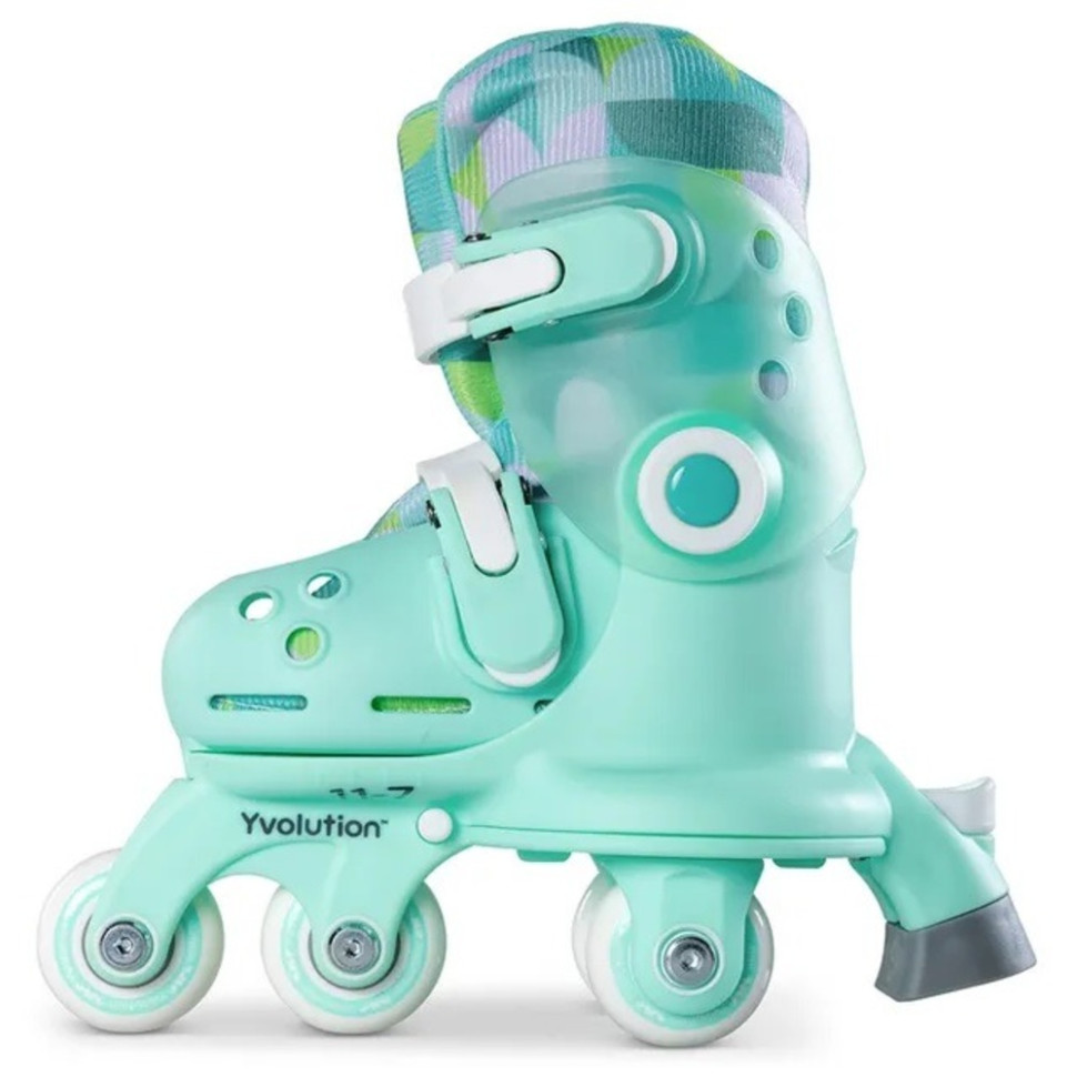 Детские раздвижные ролики Twista Yvolution YC01T4 размер S 30-34 салатовый