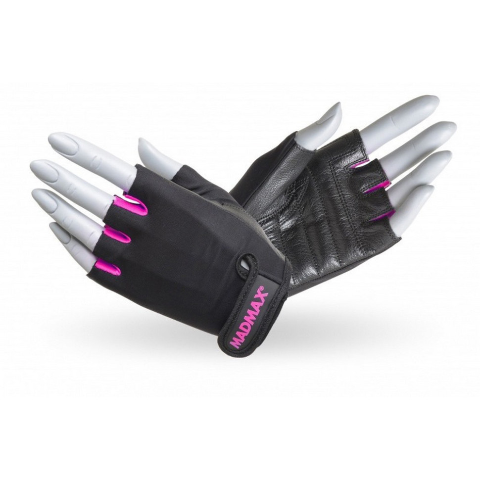 Рукавички для фітнесу Rainbow MadMax MFG-251-ORG_XS, Pink, S 16-17,5 см