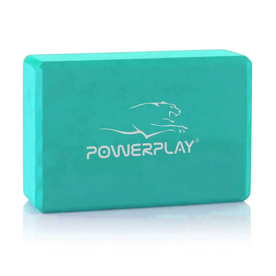 Блок для йоги PowerPlay PP_4006_Mint_Yoga_Brick, М'ятний