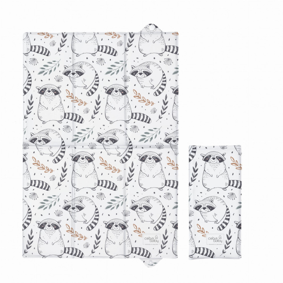 Пеленальный матрас Raccoon Cebababy W-305-000-636 Watercolor Word , 40х60 см