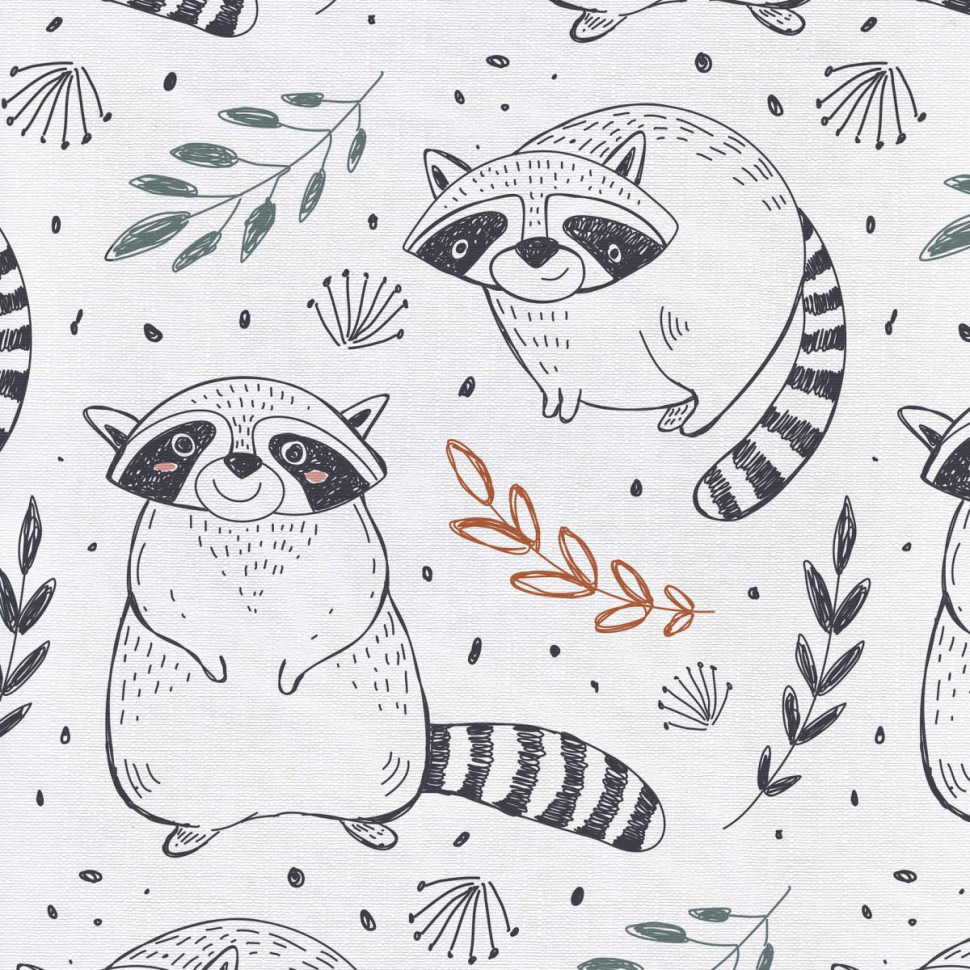 Пеленальный матрас Raccoon Cebababy W-305-000-636 Watercolor Word , 40х60 см