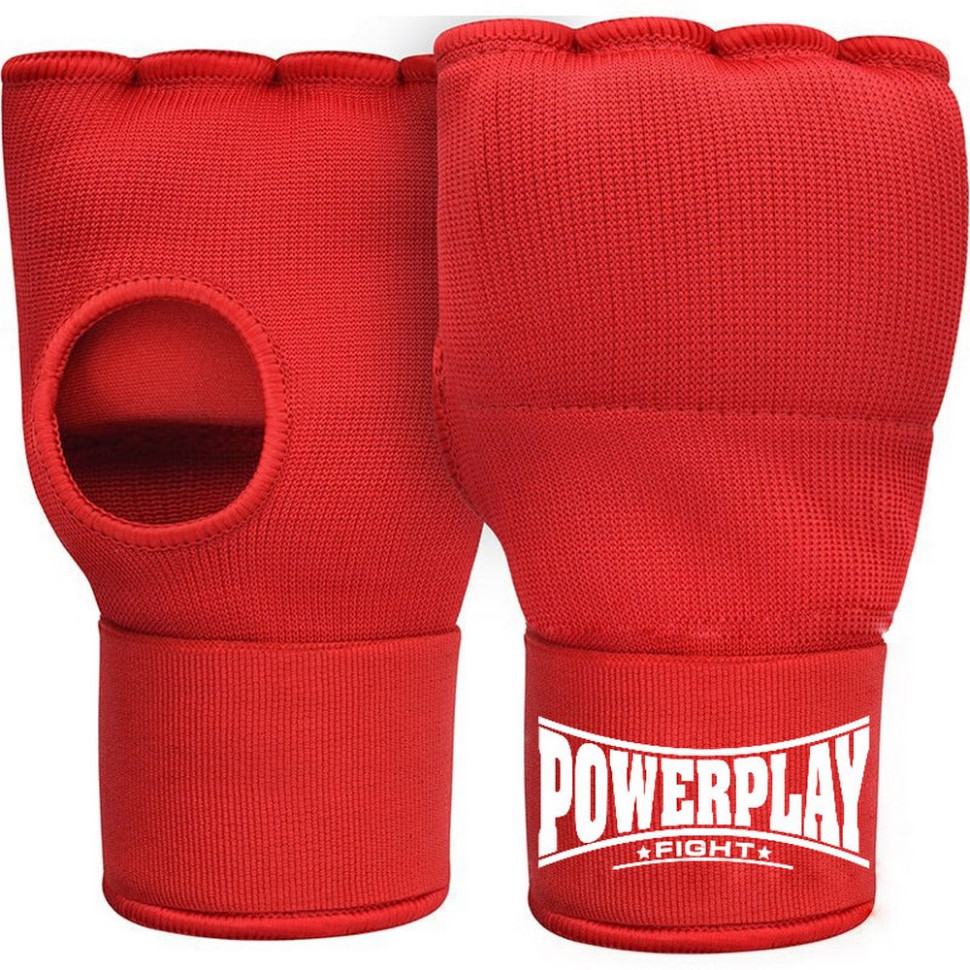 Бинты-перчатки с гелевыми подушечками 3096 PowerPlay PP_3096_Red_M, размер M