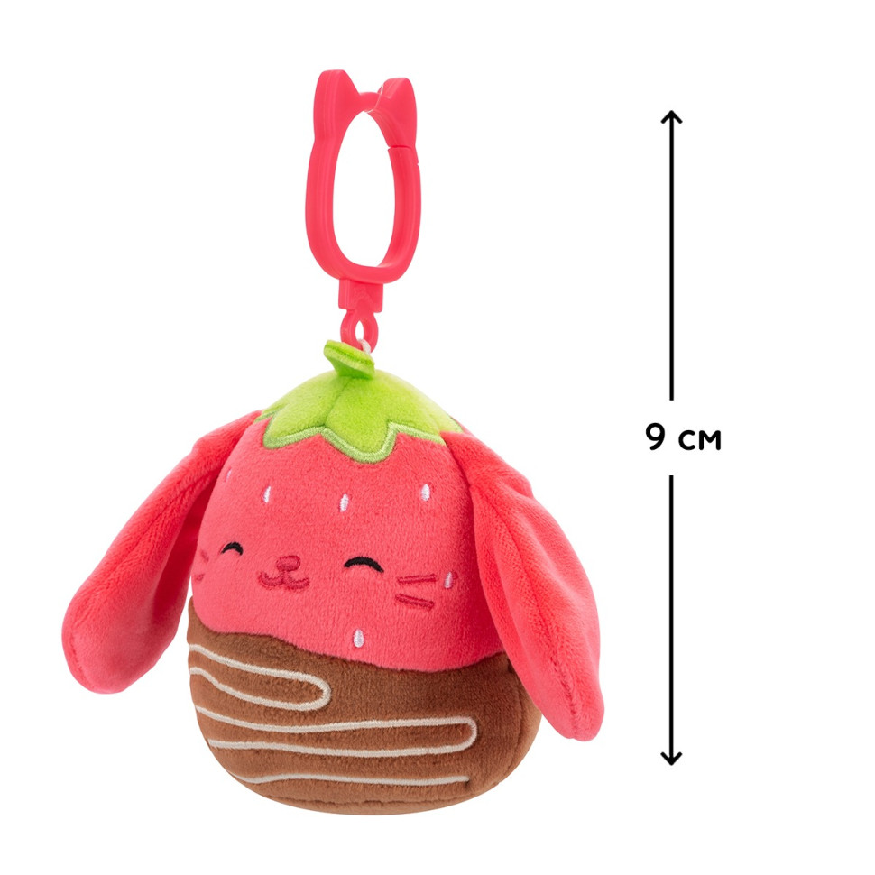 Мягкая игрушка на клипсе Кролик Гунда Squishmallows SQCP00464, 9 см