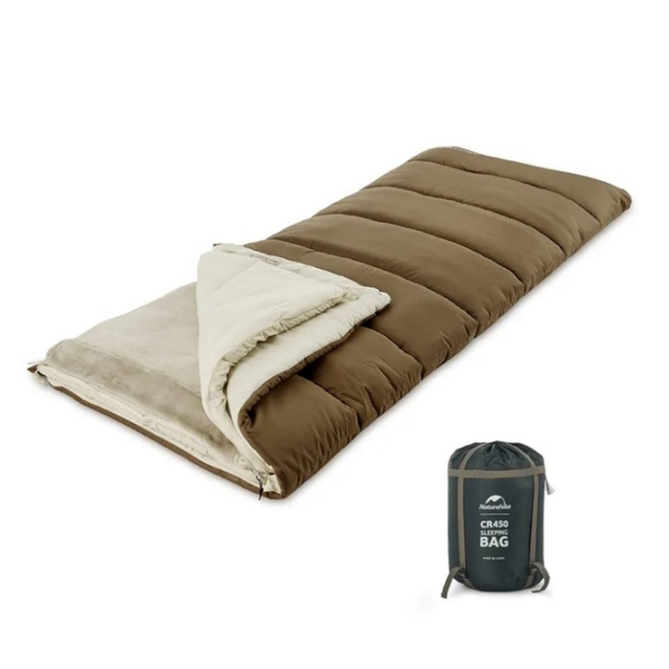 Спальный мешок 3 в 1 CR450 CNH22SD011 Naturehike 6927595712078 коричневый