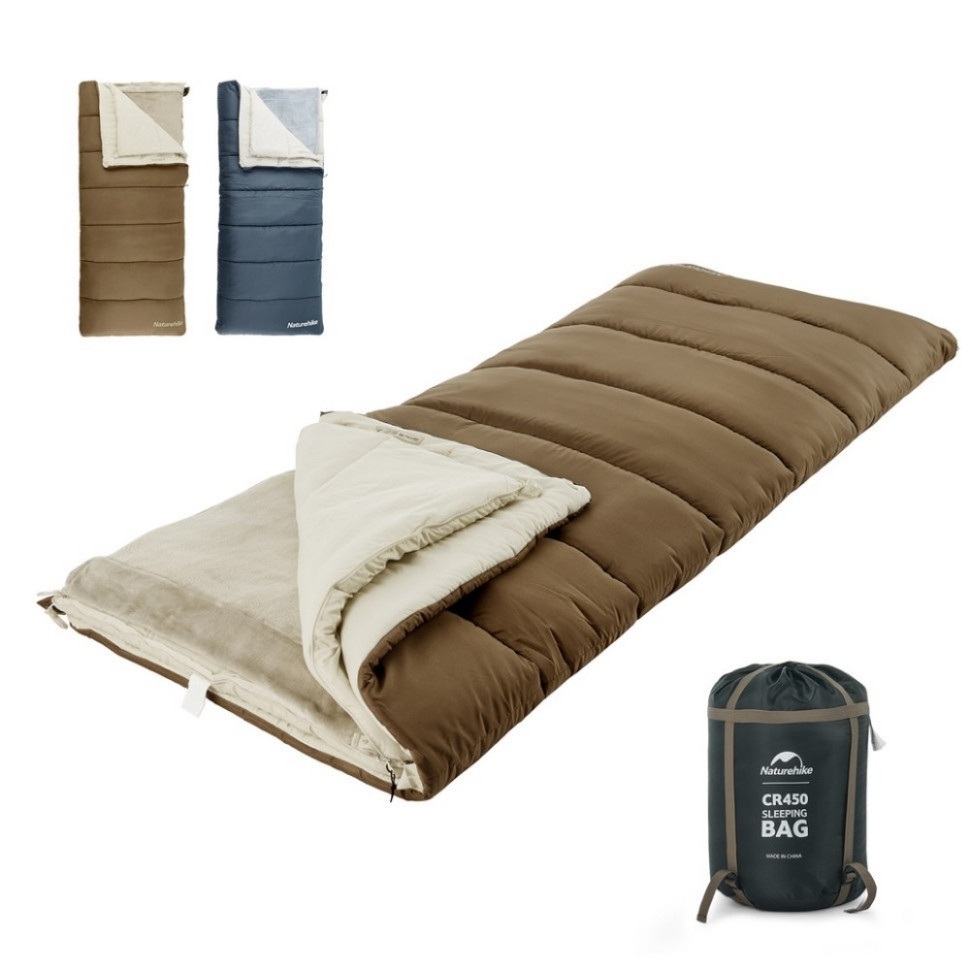 Спальный мешок 3 в 1 CR450 CNH22SD011 Naturehike 6927595712078 коричневый