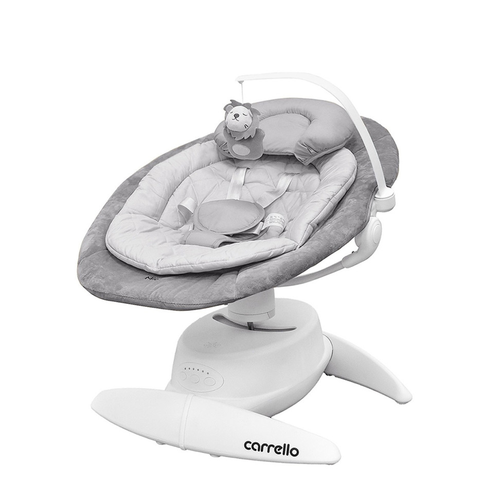 Дитяча люлька-гойдалка Mio Carrello CRL-10308 Silver Grey, до 15 кг