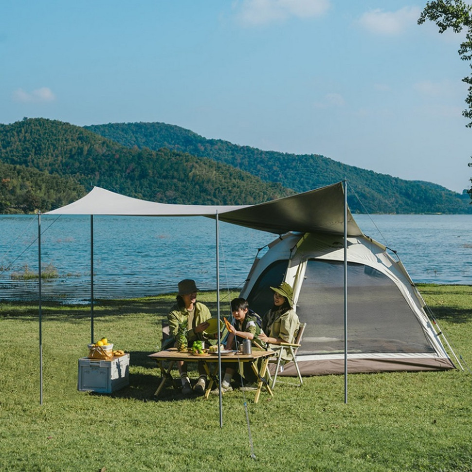 Палатка четырехместная с тентом автоматическая Ango CNK2550WS010 Naturehike 6927595789094