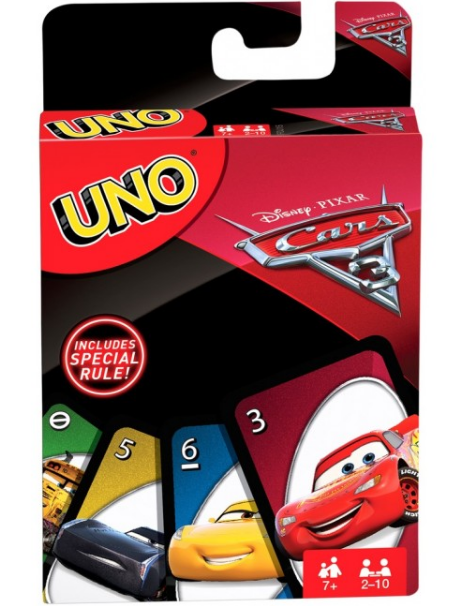 Настольная игра Уно. Тачки 3 19033
