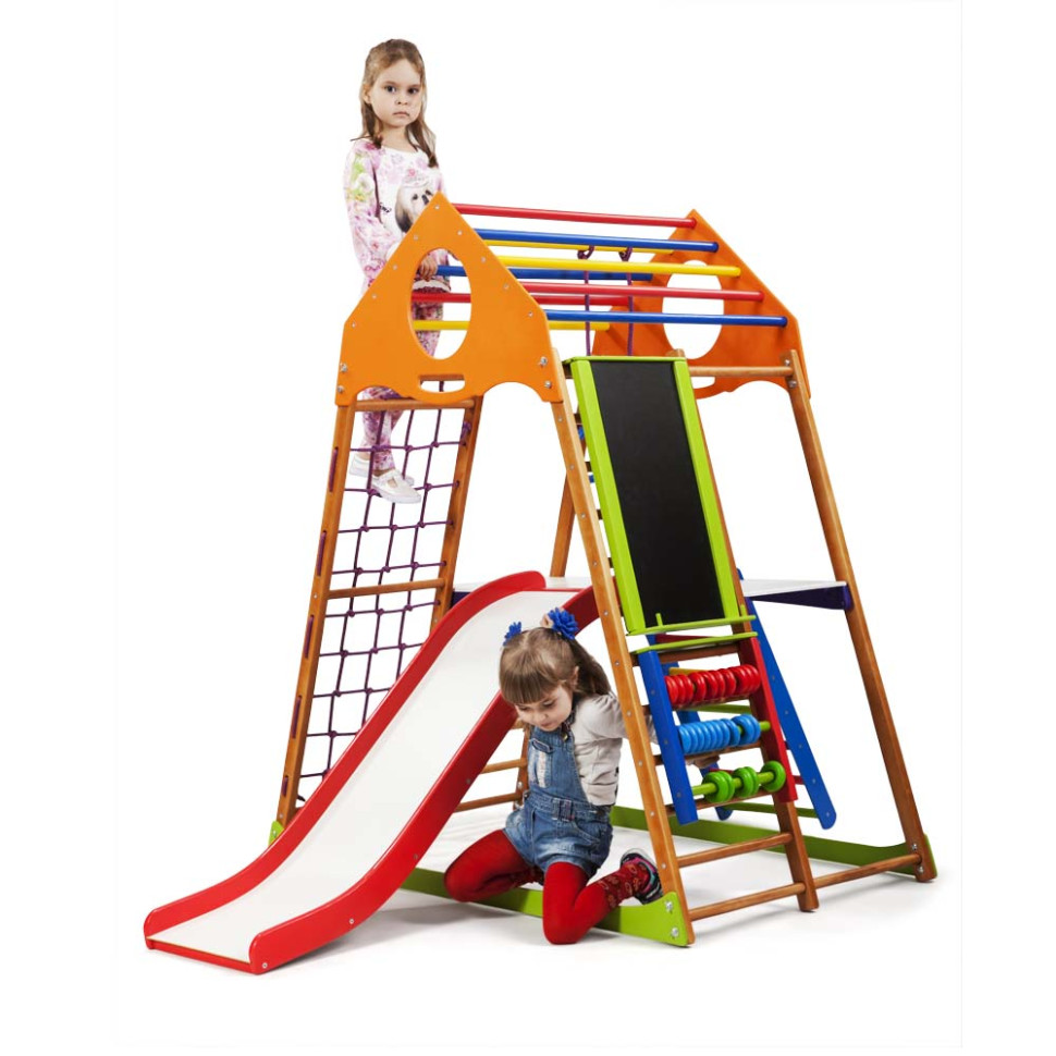 Детский спортивный комплекс SportBaby KindWood Plus 3 для дома 