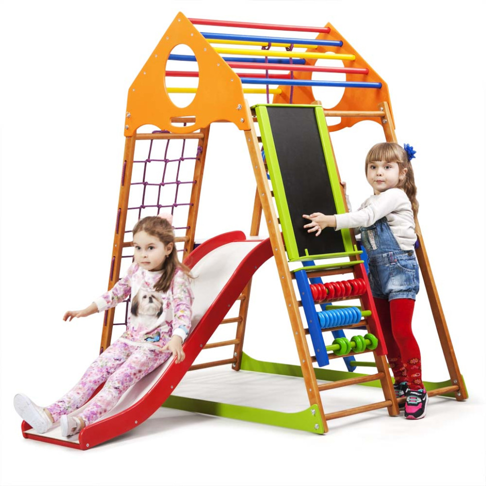 Детский спортивный комплекс SportBaby KindWood Plus 3 для дома 