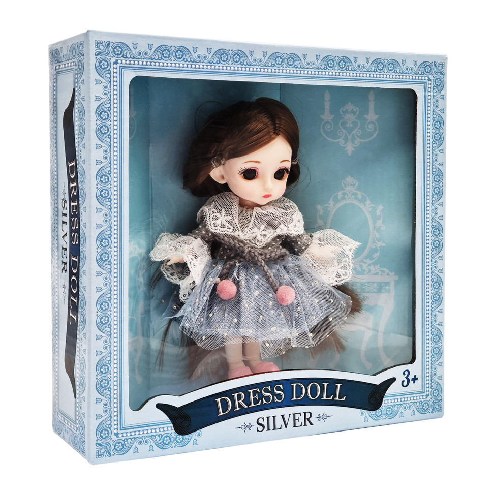 Детская шарнирная кукла Bambi YC8001-6A(Silver) 15 см