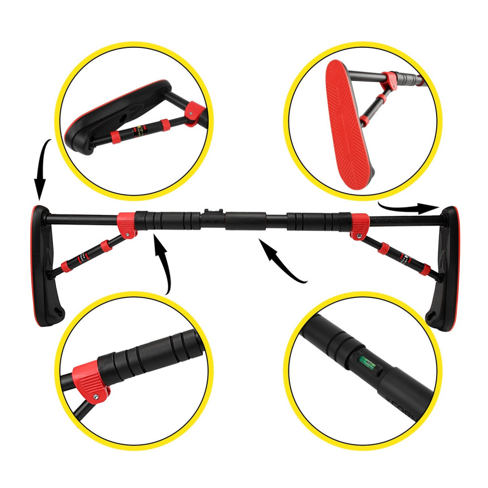Турник раздвижной Elite Cornix XR-0289 Black/Red, размер 65 х 90 см 