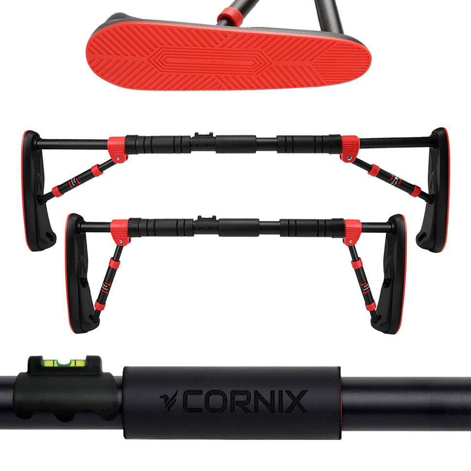Турник раздвижной Elite Cornix XR-0289 Black/Red, размер 65 х 90 см 