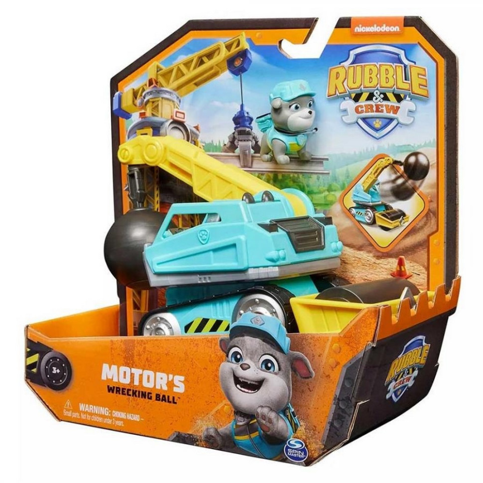 Дитячий будівельний автомобіль з фігуркою Мотора Spin Master SM28500/6069659