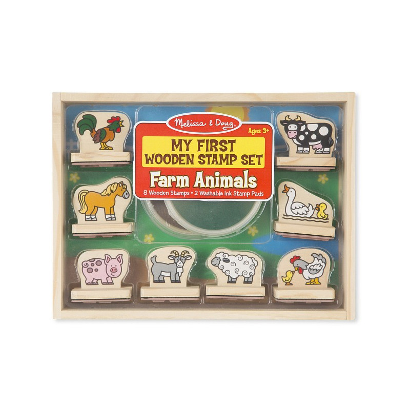 Набір для творчості дерев'янні штампи 