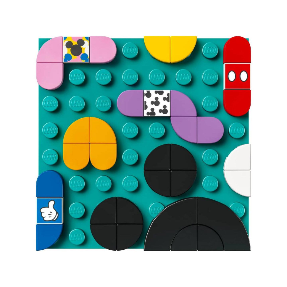 Конструктор LEGO DOTS Коробка «Знову до школи» з Міккі та Мінні Маусами 41964