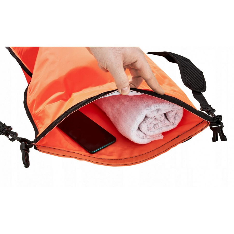 Буй для плавания 3 в 1 Pro TSUNAMI P-5907739314048 надувной, Orange 35 л