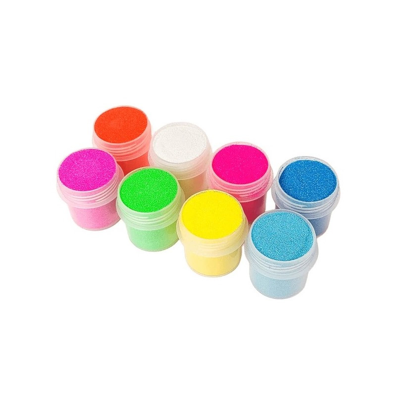 Набор глиттера для био-тату №6 Fresh Tattoo glitter-set-big-8x-6 неоновый