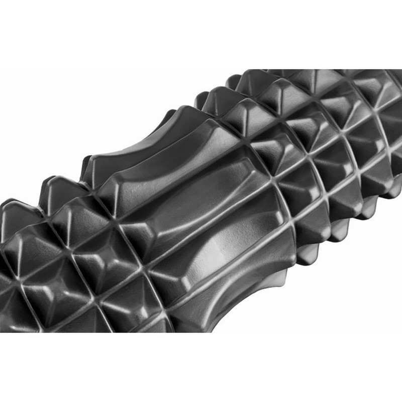 Масажний ролик Solid Roller v.1.2s EasyFit EF-2052-BK 33 х 13 см, чорний
