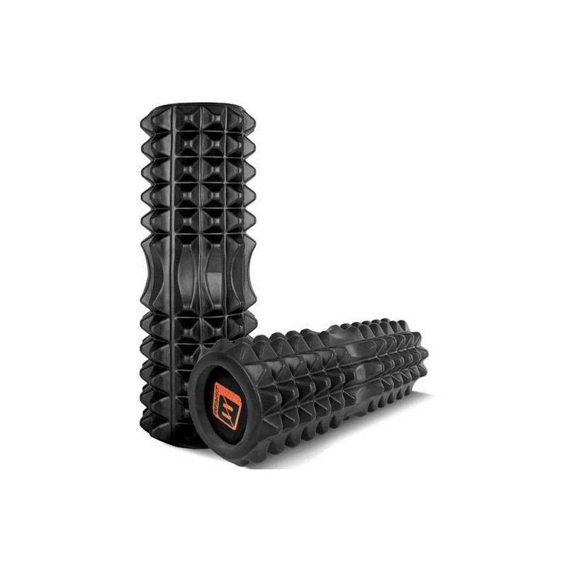 Масажний ролик Solid Roller v.1.2s EasyFit EF-2052-BK 33 х 13 см, чорний