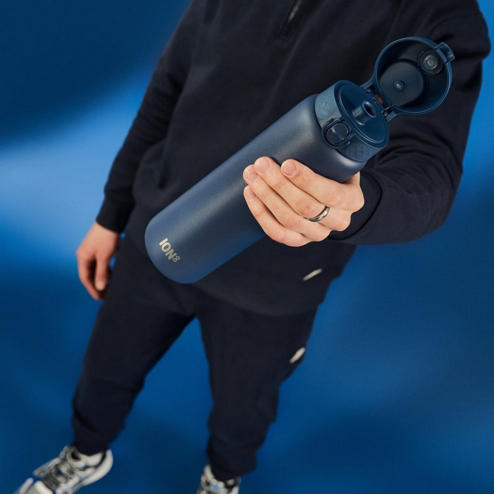 Пляшка для води вакуумна Vacuum Insulated ION8 I8TS1000ANAVY 920 мл, Ash Navy