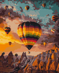Картина по номерам. Art Craft "Воздушные шары Каппадокии" 40х50 см 10503-AC