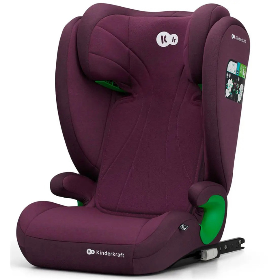 Автокресло Junior Fix 2 i-Size Kinderkraft KCJUFI20RED0000 Cherry Pearl 