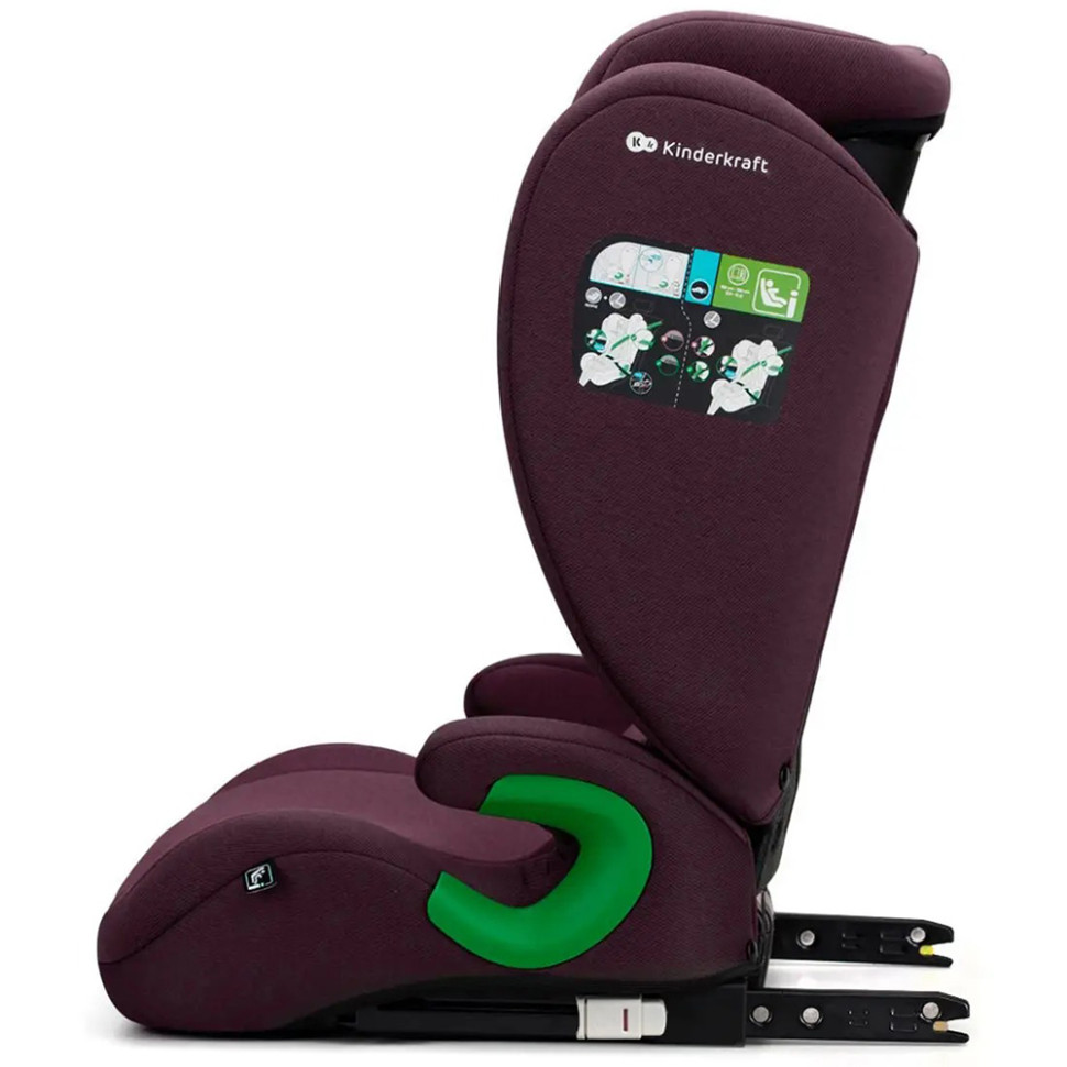 Автокресло Junior Fix 2 i-Size Kinderkraft KCJUFI20RED0000 Cherry Pearl 